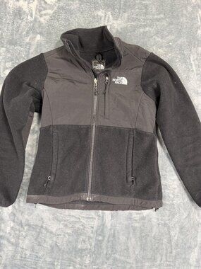 The North Face Womens Black  Fleece Jacket XS Full Zip Lightweight
